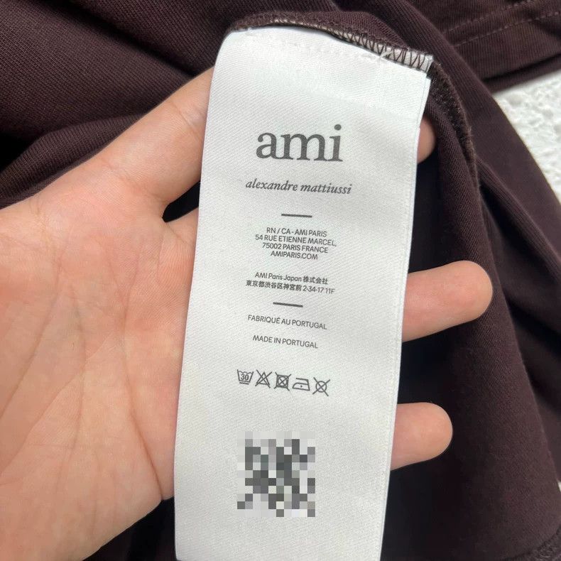 AMI AMI Heart Embroidery Short Sleeve T-Shirt Size US XL / EU 56 / 4 - 4 Thumbnail