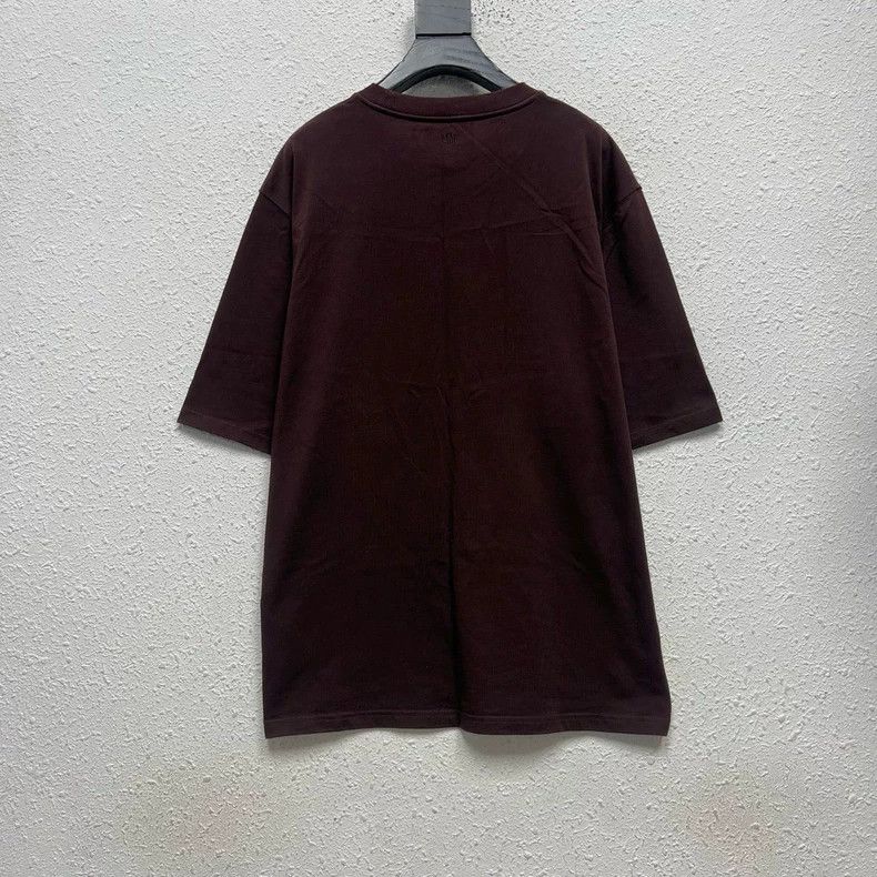 AMI AMI Heart Embroidery Short Sleeve T-Shirt Size US XL / EU 56 / 4 - 2 Thumbnail