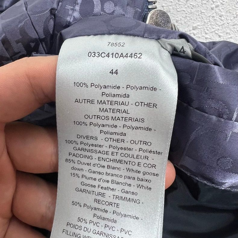 Dior Dior Monogram Logo Puffer Down Vest Size US M / EU 48-50 / 2 - 6 Thumbnail