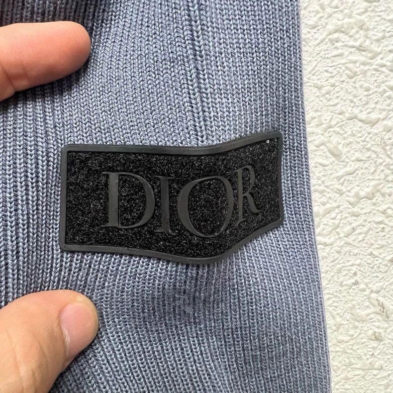 Dior Dior Logo Puffer Jacket with Knit Sleeves Size US XXL / EU 58 / 5 - 6 Thumbnail