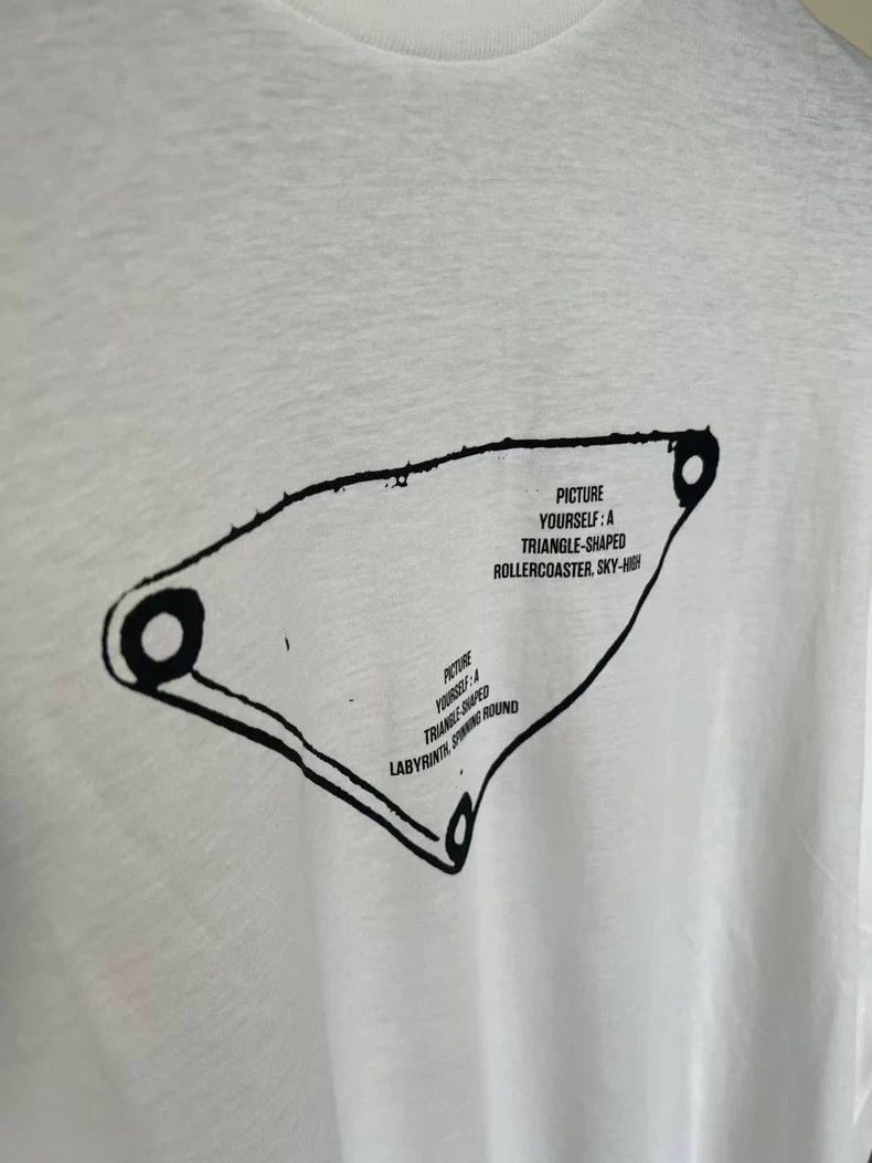 Prada Prada White Triangle Logo Short Sleeve Tee Size US M / EU 48-50 / 2 - 3 Thumbnail
