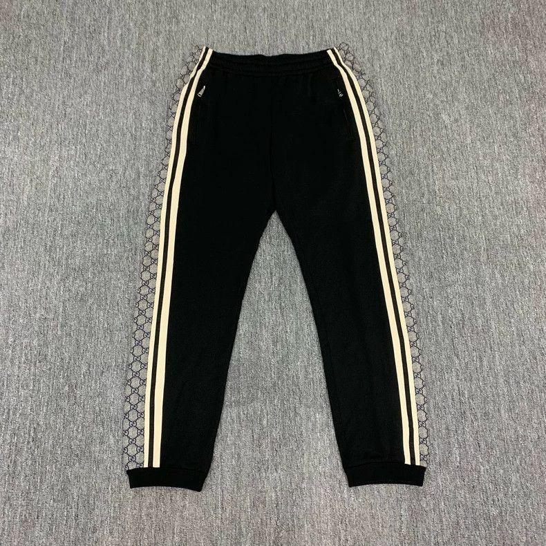 Gucci Gucci Black Snake Print Side Stripe Pants Size US 30 / EU 46 - 2 Thumbnail