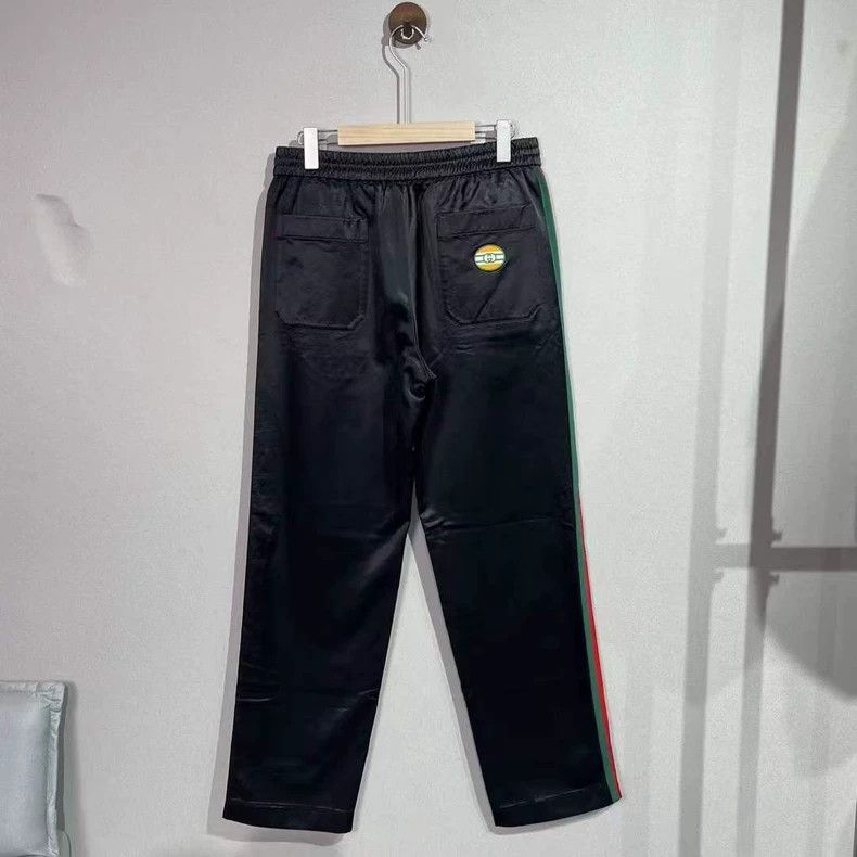 Gucci Gucci Side Stripe Logo Embroidered Pants Size US 32 / EU 48 - 2 Thumbnail