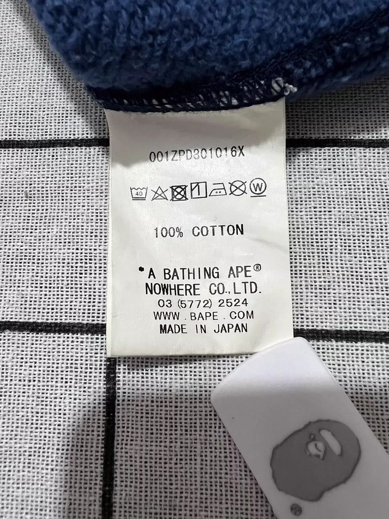 Bape BAPE Blue Camo Shark Hoodie Jacket Size US XL / EU 56 / 4 - 6 Thumbnail