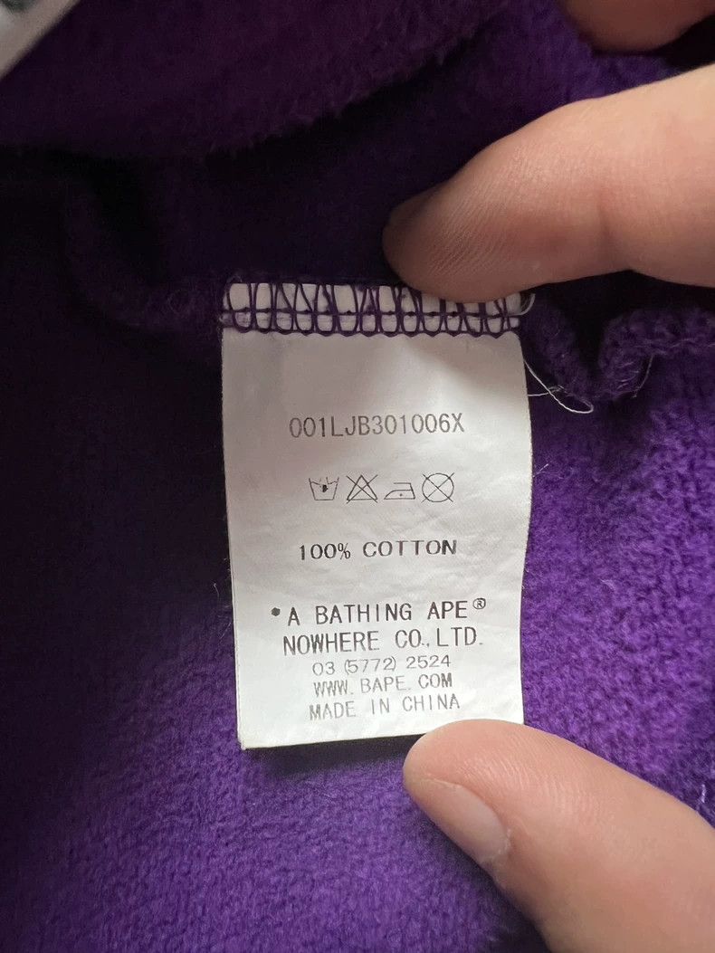 Bape BAPE Purple Shark Hooded Jacket Size US M / EU 48-50 / 2 - 6 Thumbnail