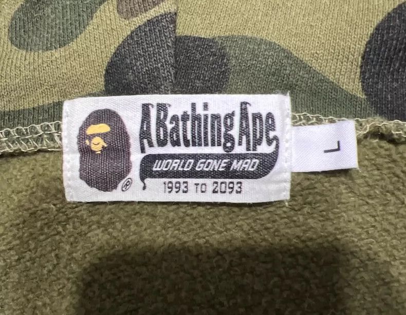 Bape BAPE Green Camo Tiger Head Hoodie Size US L / EU 52-54 / 3 - 5 Thumbnail