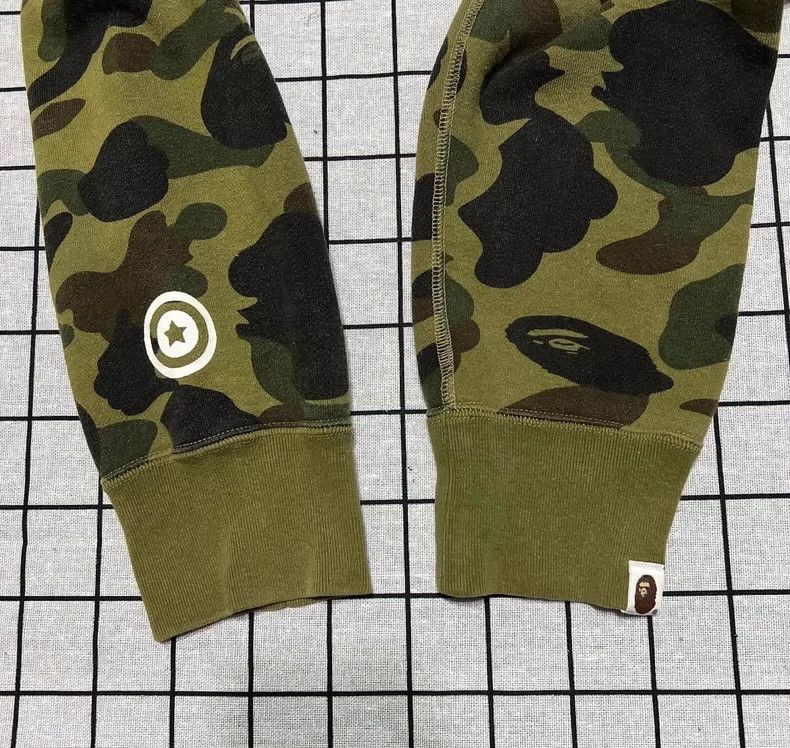 Bape BAPE Green Camo Tiger Head Hoodie Size US L / EU 52-54 / 3 - 4 Thumbnail
