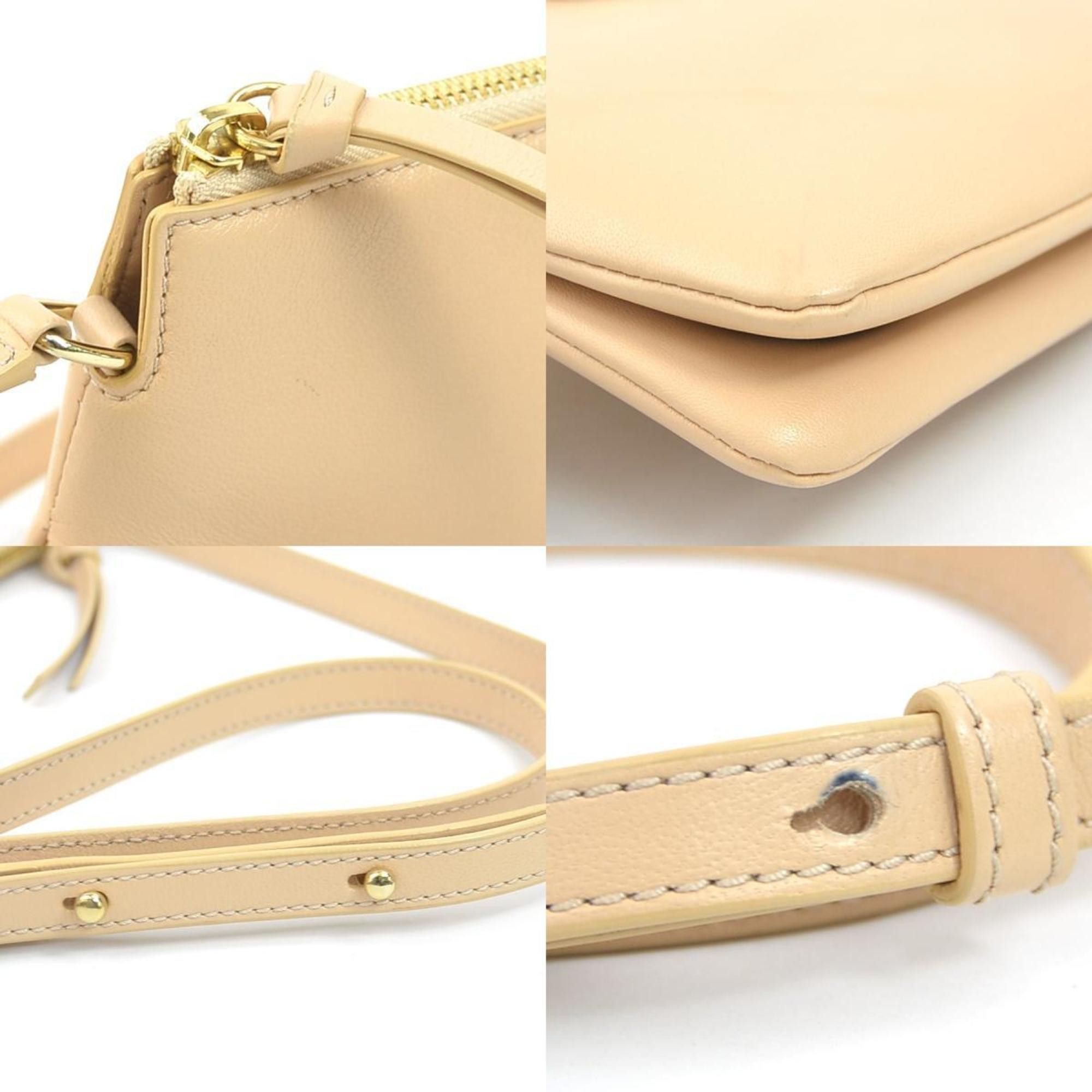 Chloe Chloé Chloe FAYE Shoulder Bag in Pink Beige and Gold Leather, Women's, e60633r Size ONE SIZE - 3 Thumbnail