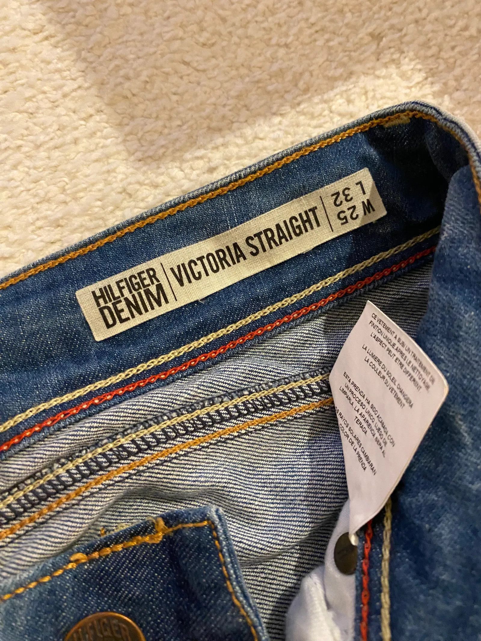 Tommy Hilfiger Hilfiger Denim Victoria straight Jeans Size 25" / US 0 / IT 36 - 3 Thumbnail