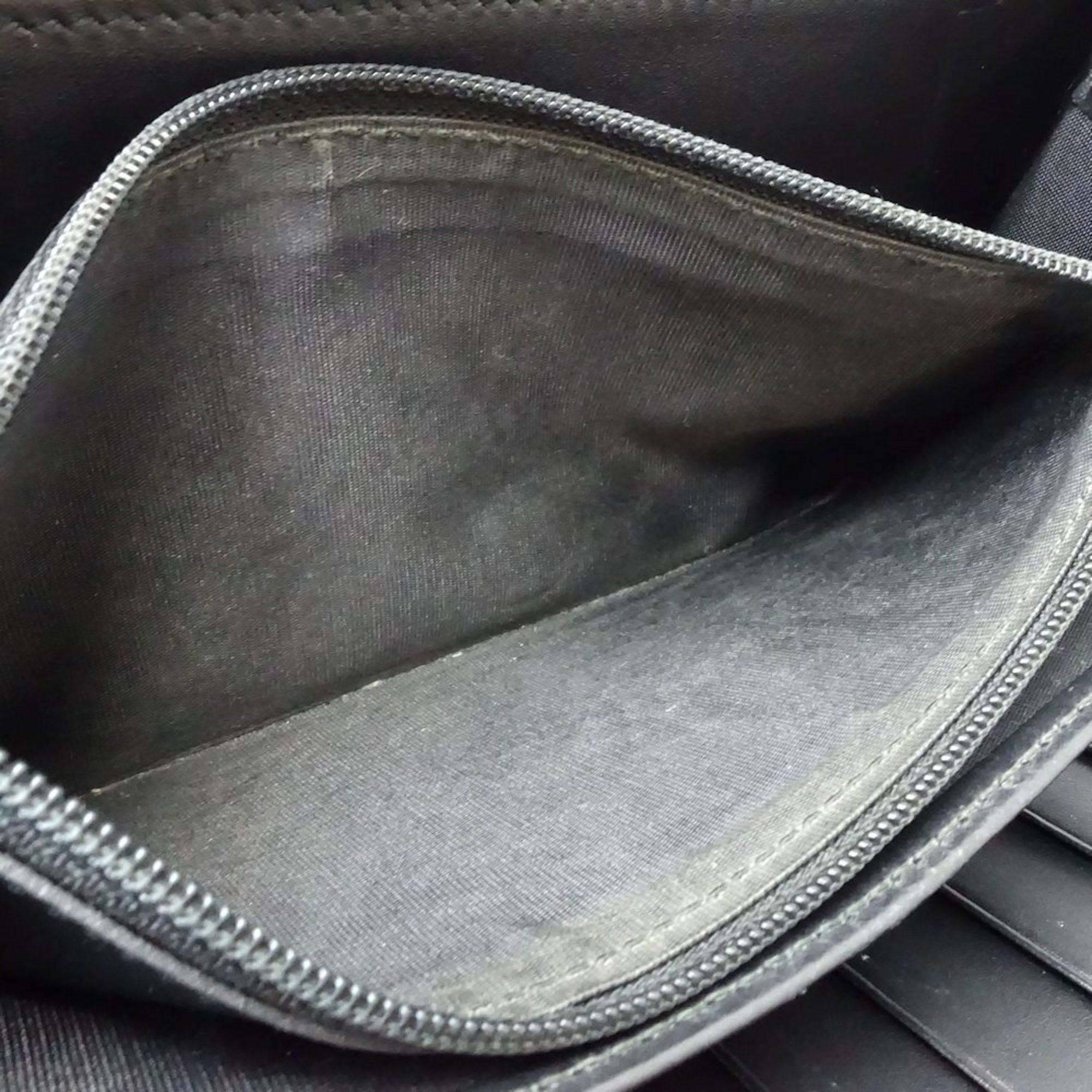 Gucci GUCCI Micro Guccissima Zippy Organizer Long Wallet, Black Leather, 233194, 181556 Size ONE SIZE - 7 Thumbnail