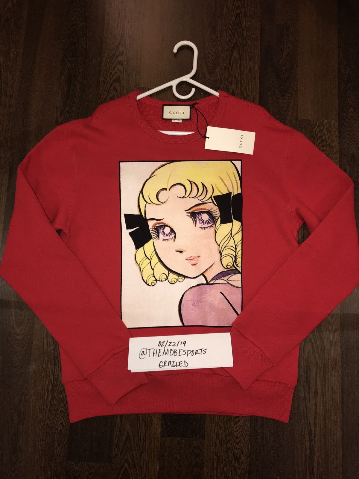 Gucci anime sweater hotsell