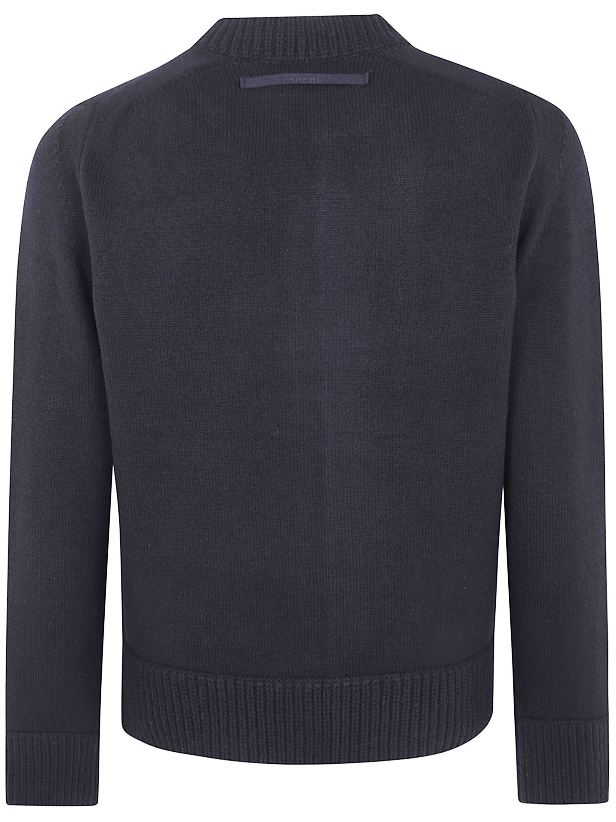 Sacai WOOL KNIT BLOUSON Size US M / EU 48-50 / 2 - 2 Thumbnail