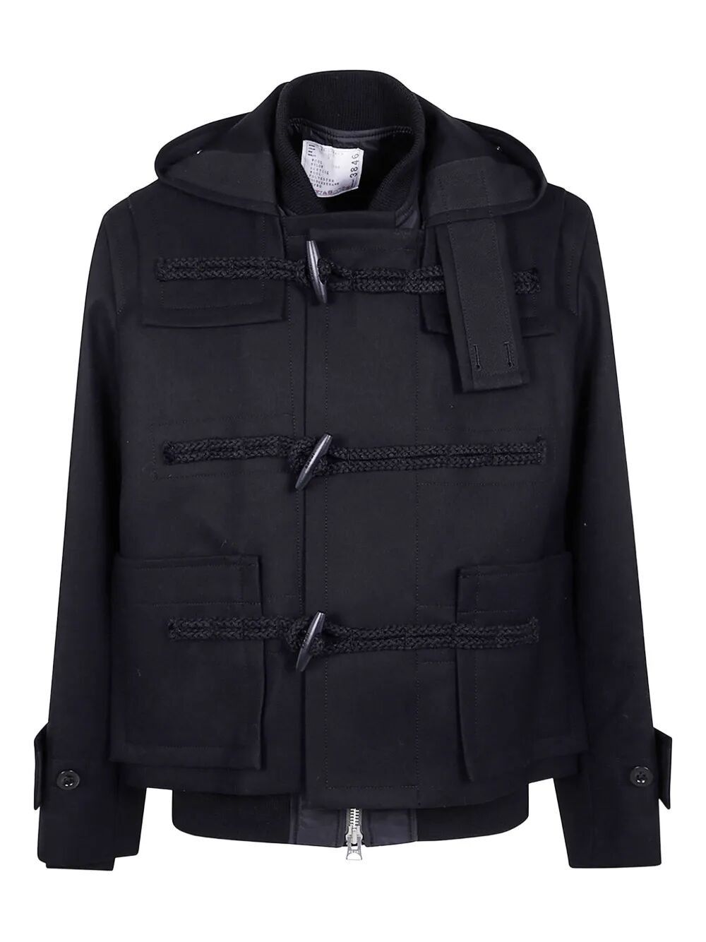 Sacai WOOL MELTON BLOUSON Size US M / EU 48-50 / 2 - 4 Thumbnail