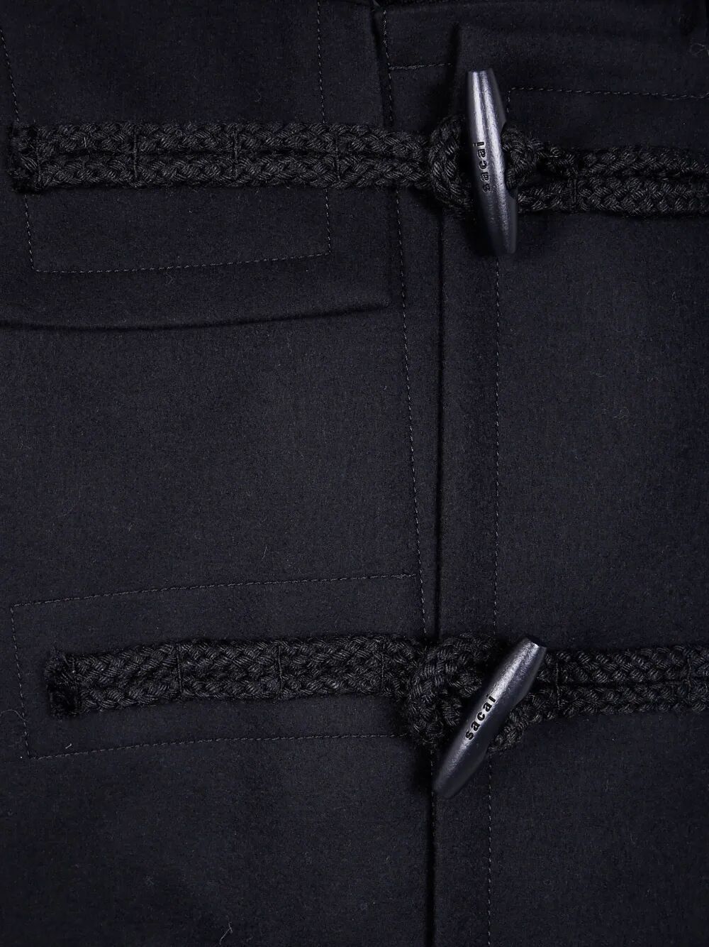 Sacai WOOL MELTON BLOUSON Size US M / EU 48-50 / 2 - 6 Thumbnail