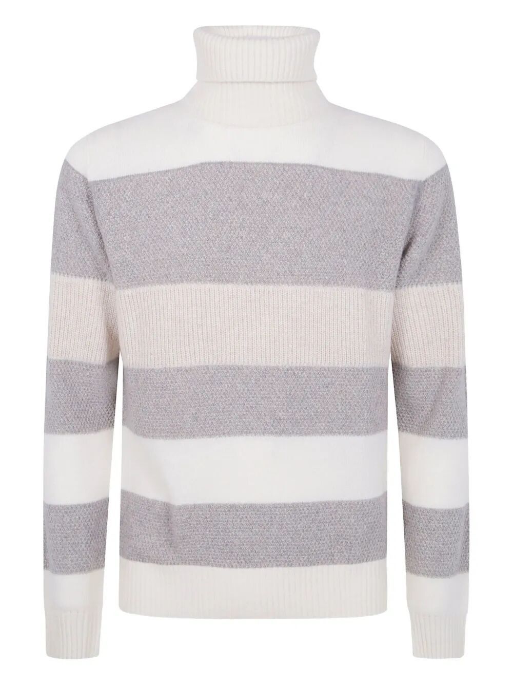 Barba Napoli TURTLE NECK ORIZONTAL STRIPES SWEATER Size US L / EU 52-54 / 3 - 4 Thumbnail