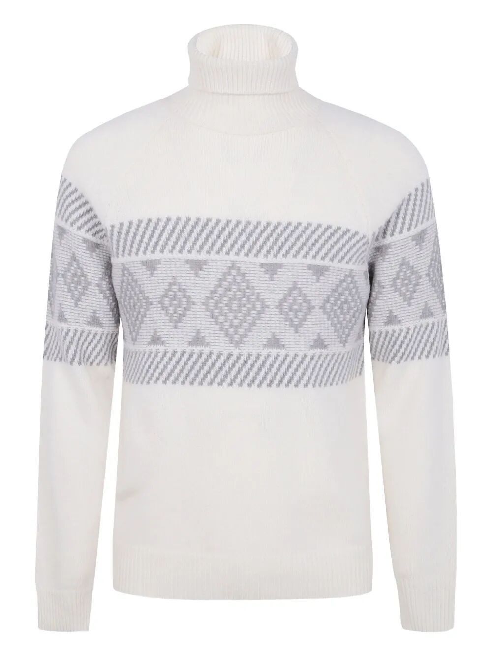 Barba Napoli TURTLE NECK CENTRAL EMBROIDER SWEATER Size US M / EU 48-50 / 2 - 4 Thumbnail