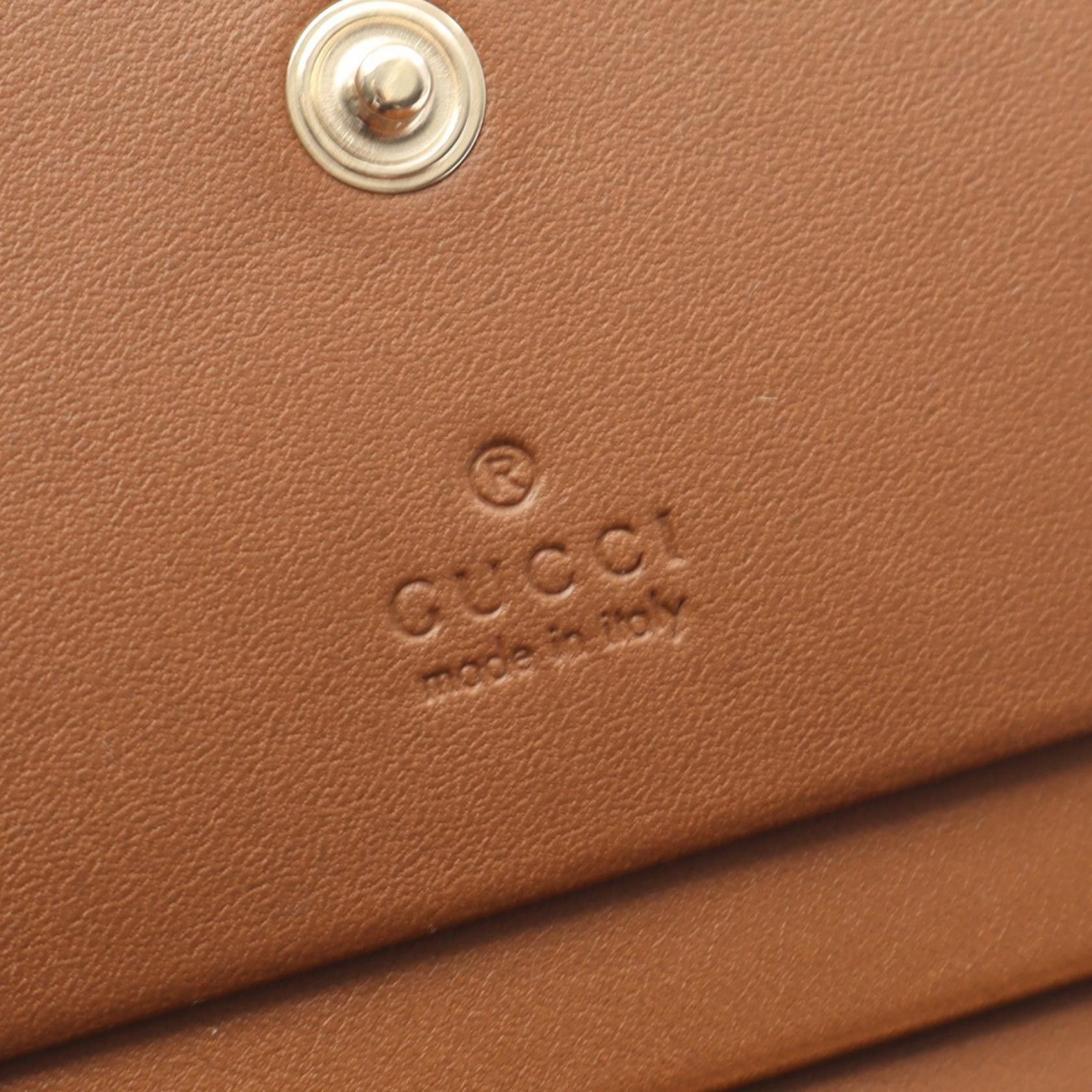 Gucci Gucci Gucci Horsebit 1955 GG Supreme Leather Bifold Wallet Leather Short Wallet 621887FAD6L9758 Size ONE SIZE - 4 Thumbnail