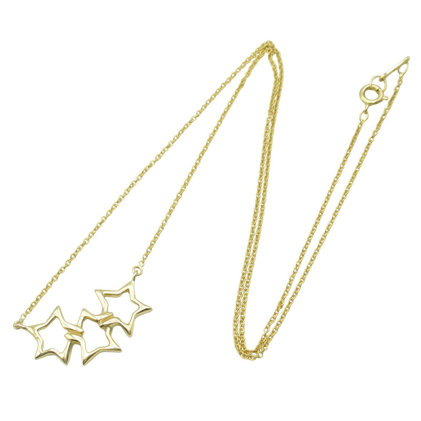 Tiffany & Co. Tiffany & Co. Tiffany & Co. Triple Star Au750 Necklace Metal Necklace Size ONE SIZE - 2 Thumbnail