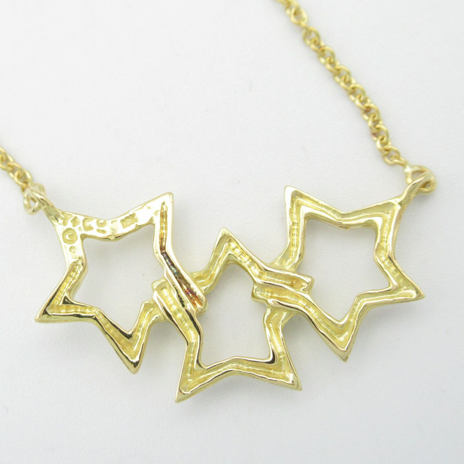 Tiffany & Co. Tiffany & Co. Tiffany & Co. Triple Star Au750 Necklace Metal Necklace Size ONE SIZE - 3 Thumbnail