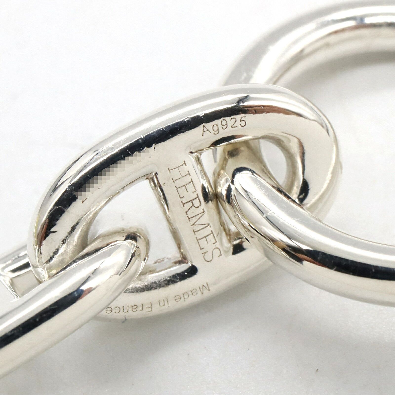 Hermes Hermes Hermes Chaine d'Ancre MM Silver925 Bracelet Metal Bracelet Size ONE SIZE - 4 Thumbnail