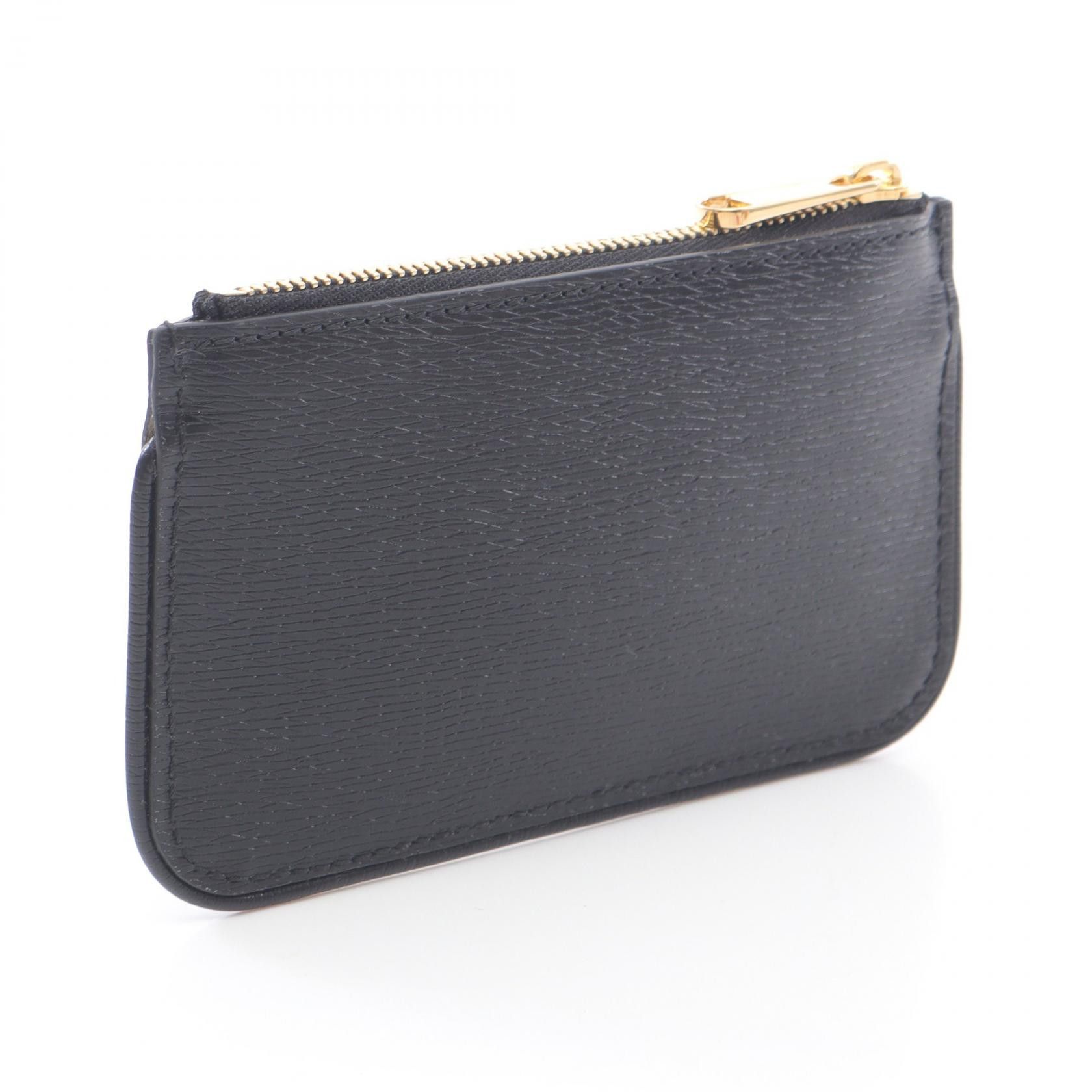 Gucci Gucci Gucci Script Leather Coin Case Leather Coin Case 7901020OP0N1000 Size ONE SIZE - 2 Thumbnail