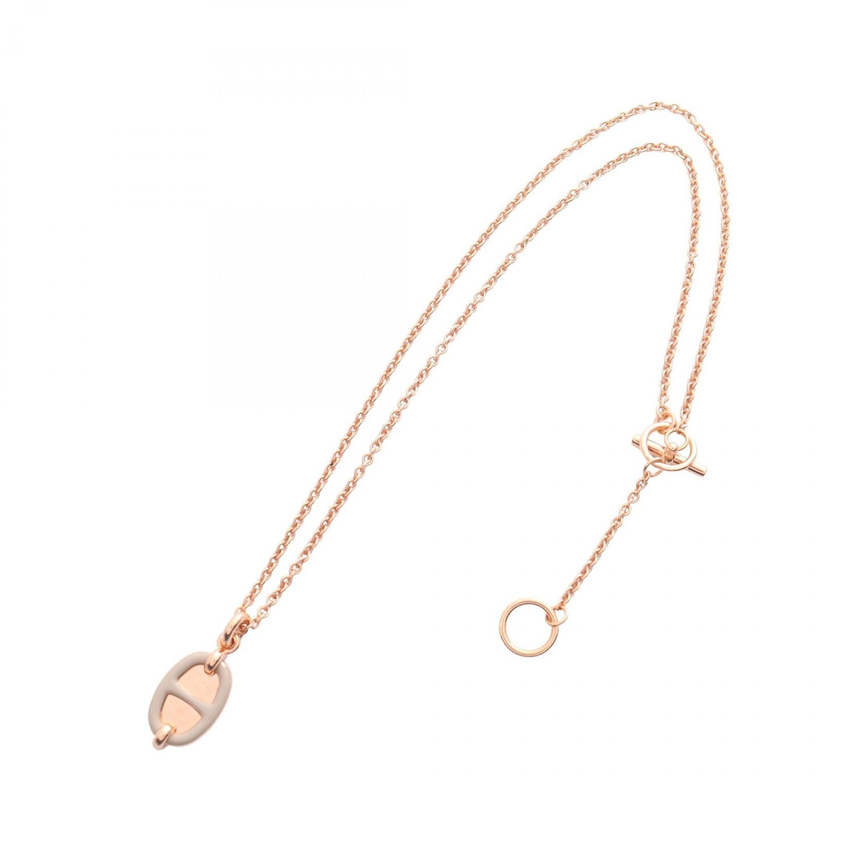 Hermes Hermes Hermes Chaine d'Ancre Mini Maillon Necklace Metal Necklace Size ONE SIZE - 3 Thumbnail