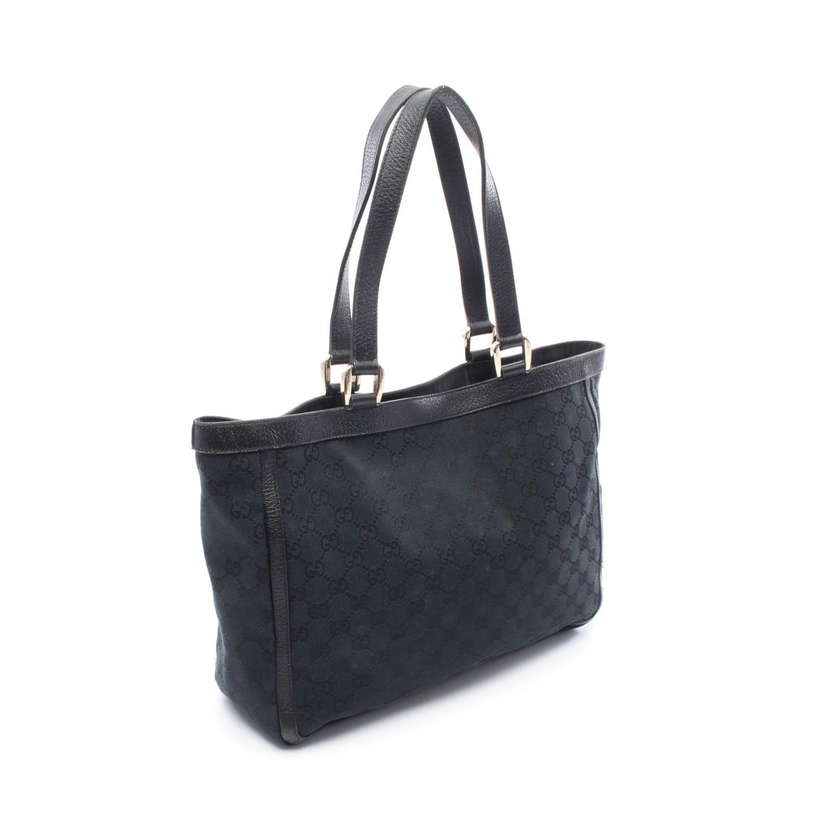 Gucci Gucci Gucci Abbey GG Canvas Tote Bag Canvas Leather Canvas Tote Bag 146247 Size ONE SIZE - 2 Thumbnail