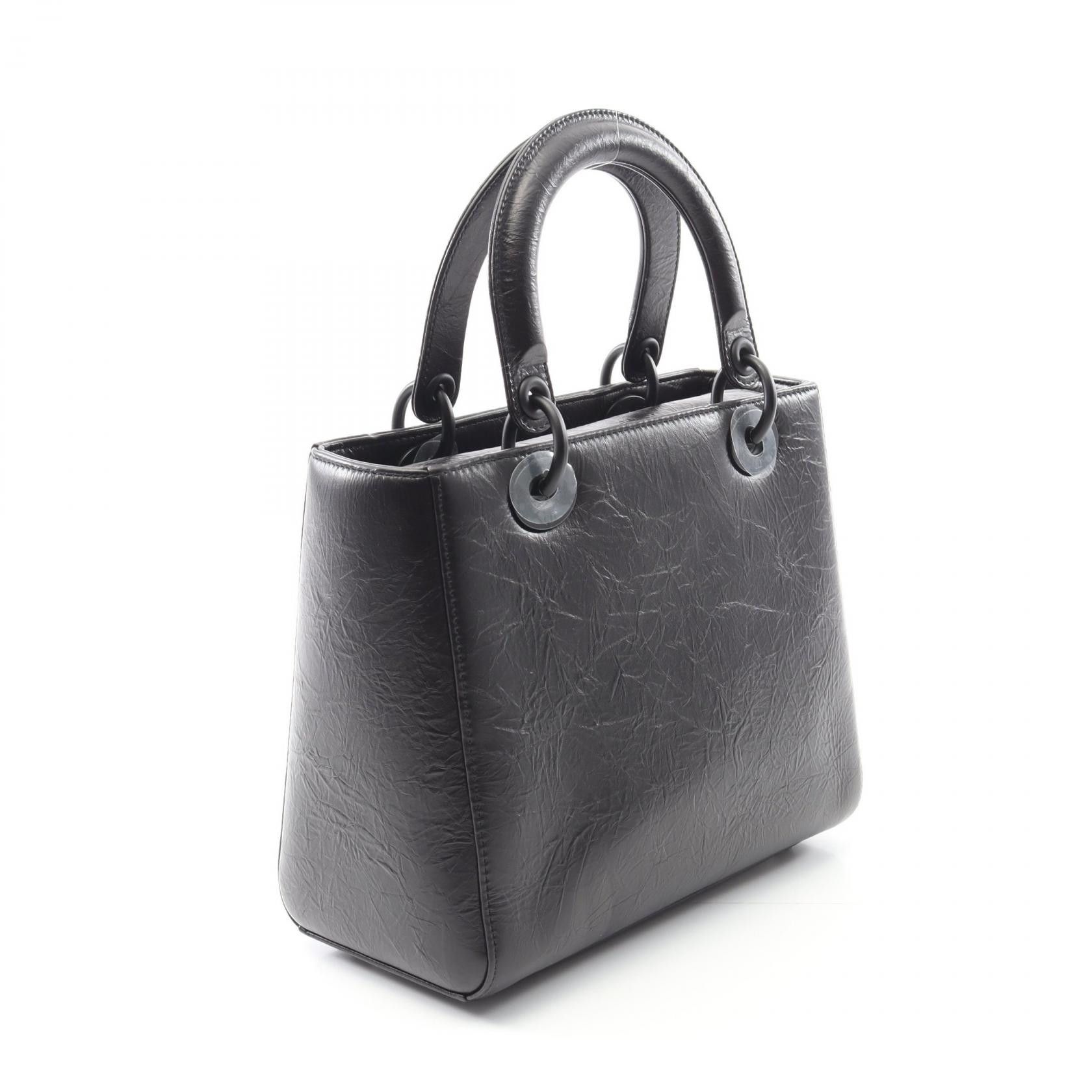 Dior Dior Dior LADY DIOR Leather Handbag Leather Handbag Size ONE SIZE - 2 Thumbnail