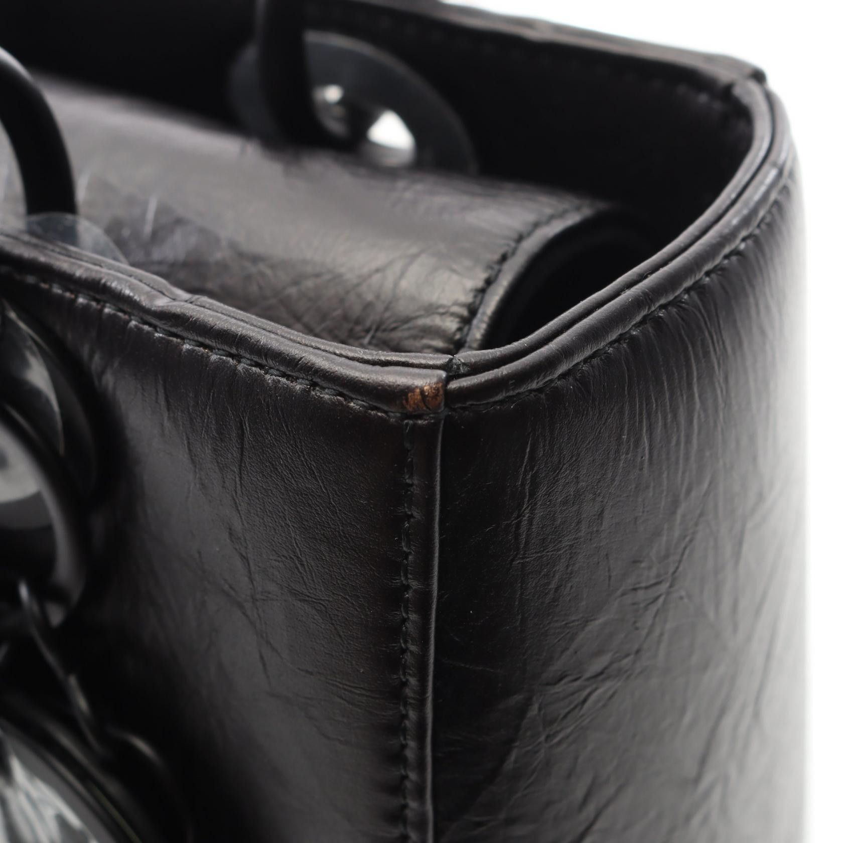Dior Dior Dior LADY DIOR Leather Handbag Leather Handbag Size ONE SIZE - 7 Thumbnail
