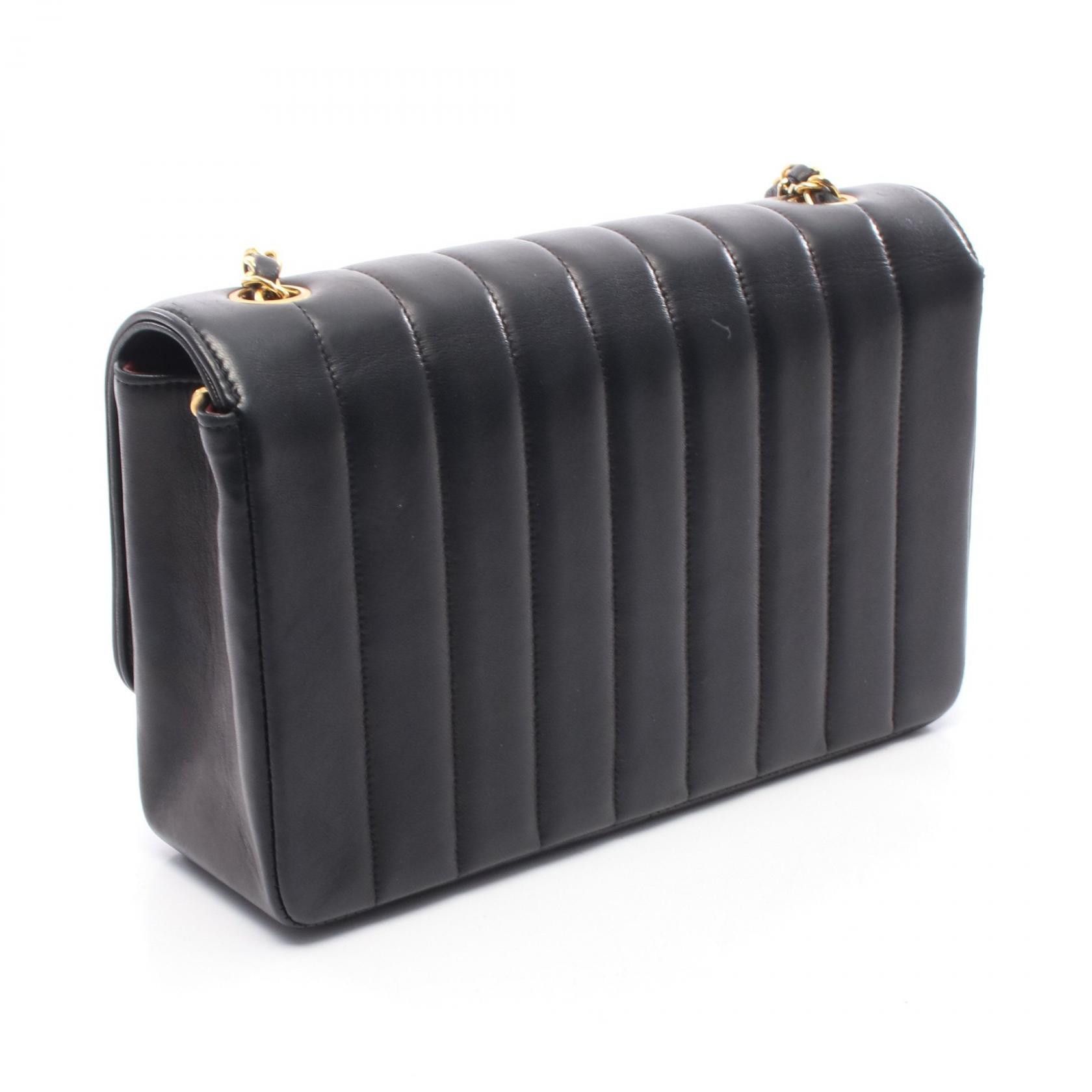 Chanel Chanel Chanel Mademoiselle Lambskin Shoulder Bag Leather Shoulder Bag Size ONE SIZE - 2 Thumbnail