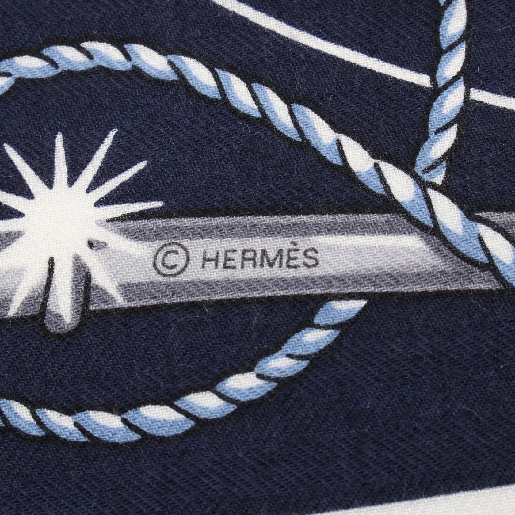 Hermes Hermes Hermes Carré Géant Carré 140 CHORUS STELLARUM Silk Cashmere Scarf Others Scarf Size ONE SIZE - 2 Thumbnail