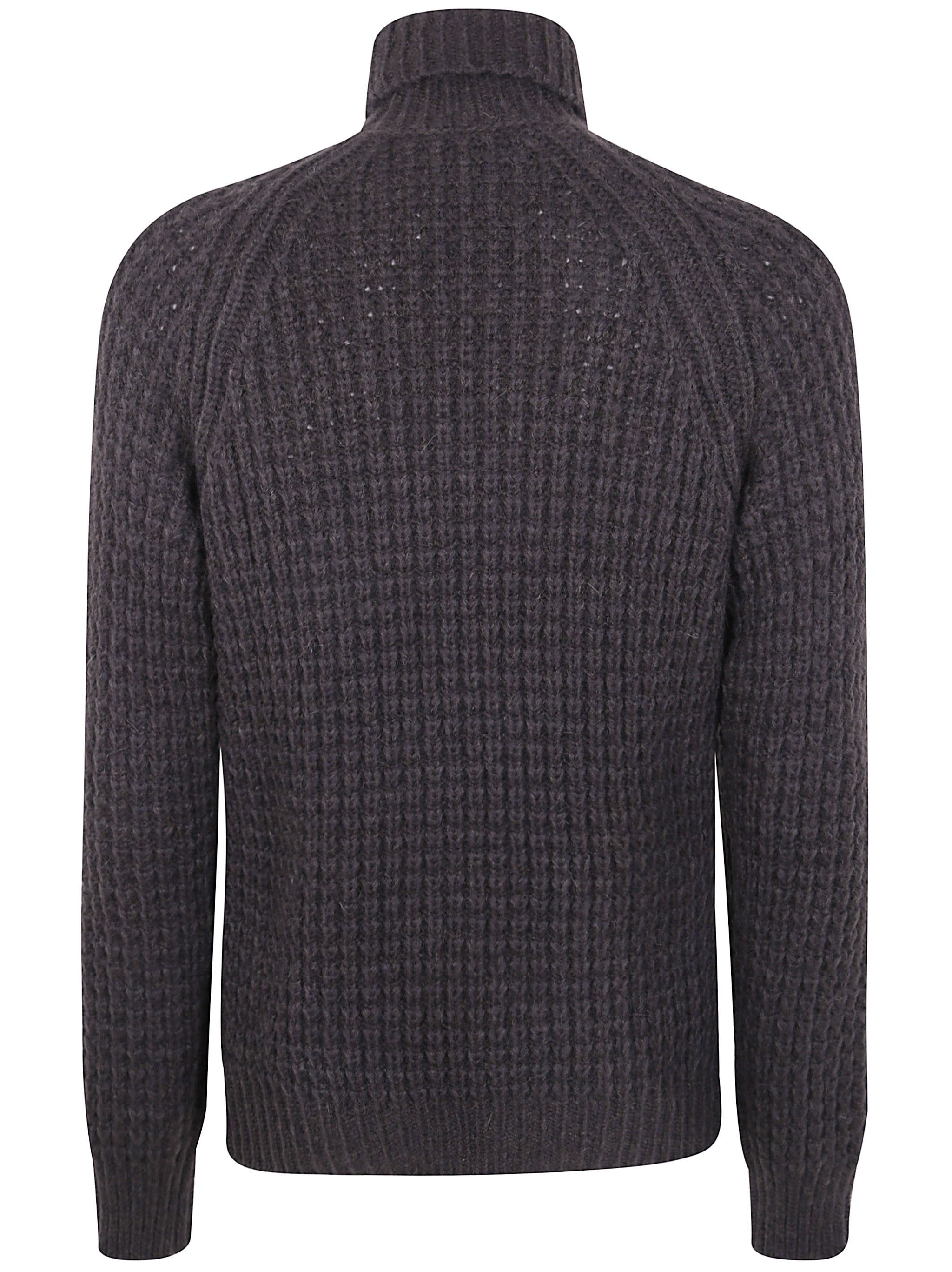 Nuur MILITARY STITCH LONG SLEEVES TURTLE NECK SWEATER Size US XXL / EU 58 / 5 - 2 Thumbnail