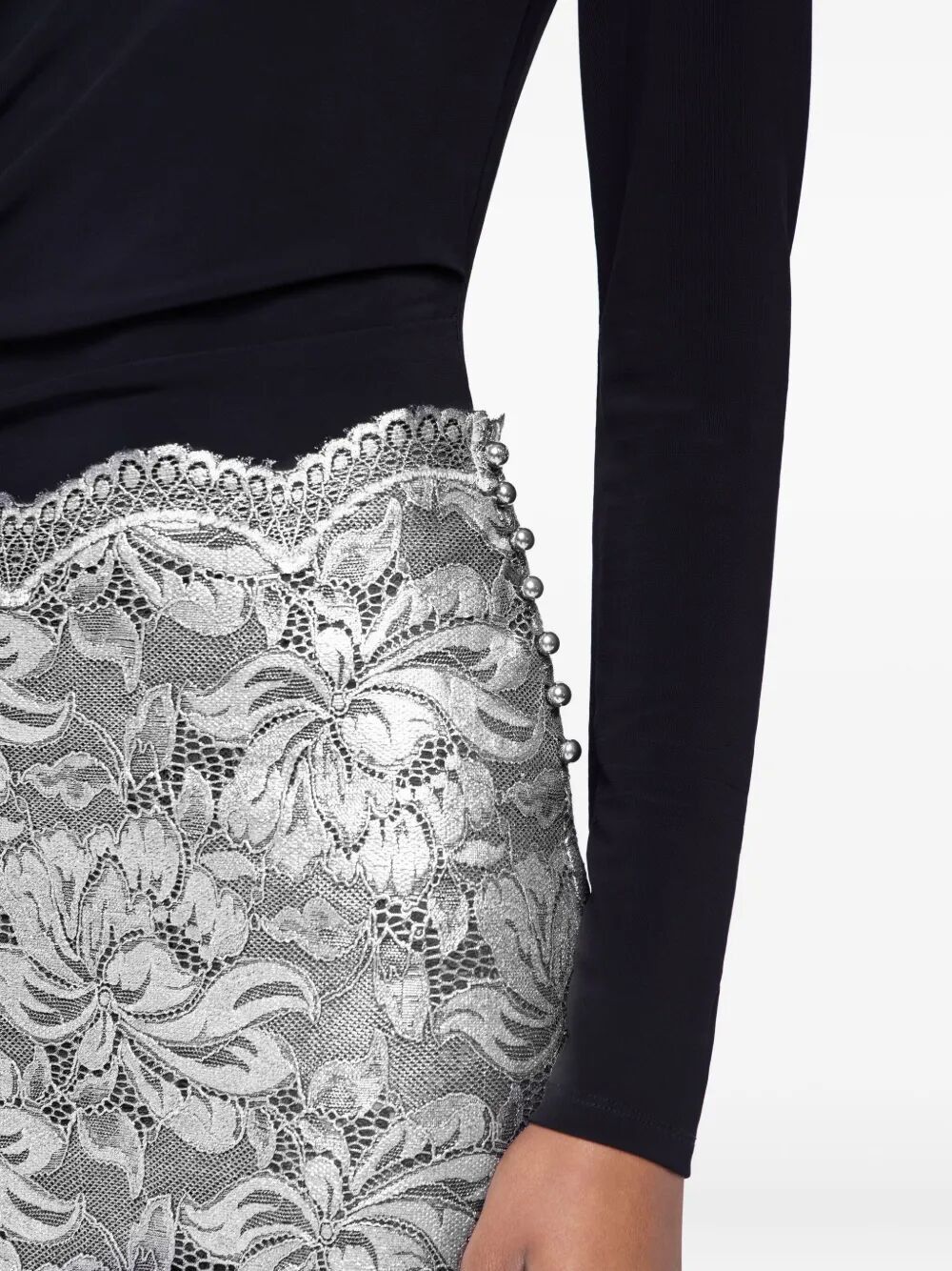 Paco Rabanne LONG LACE SKIRT Size 30" / US 8 / IT 44 - 2 Thumbnail