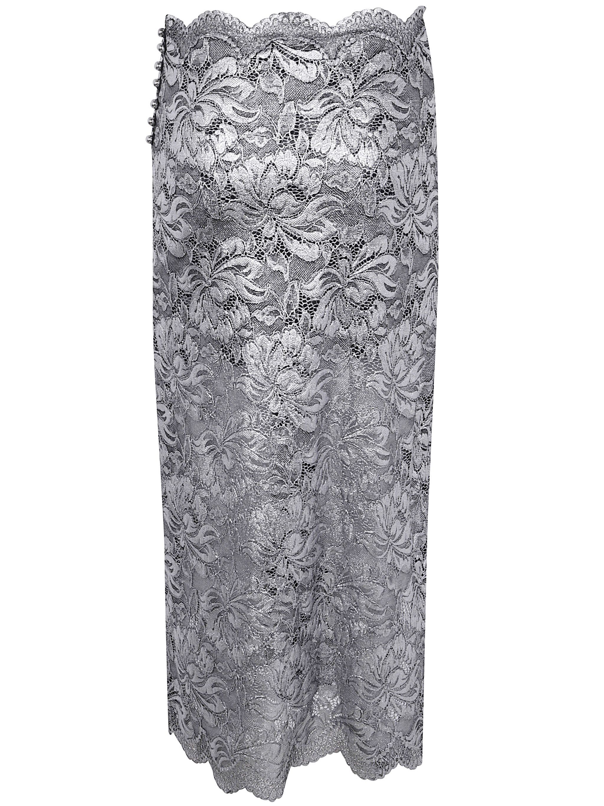 Paco Rabanne LONG LACE SKIRT Size 30" / US 8 / IT 44 - 6 Thumbnail