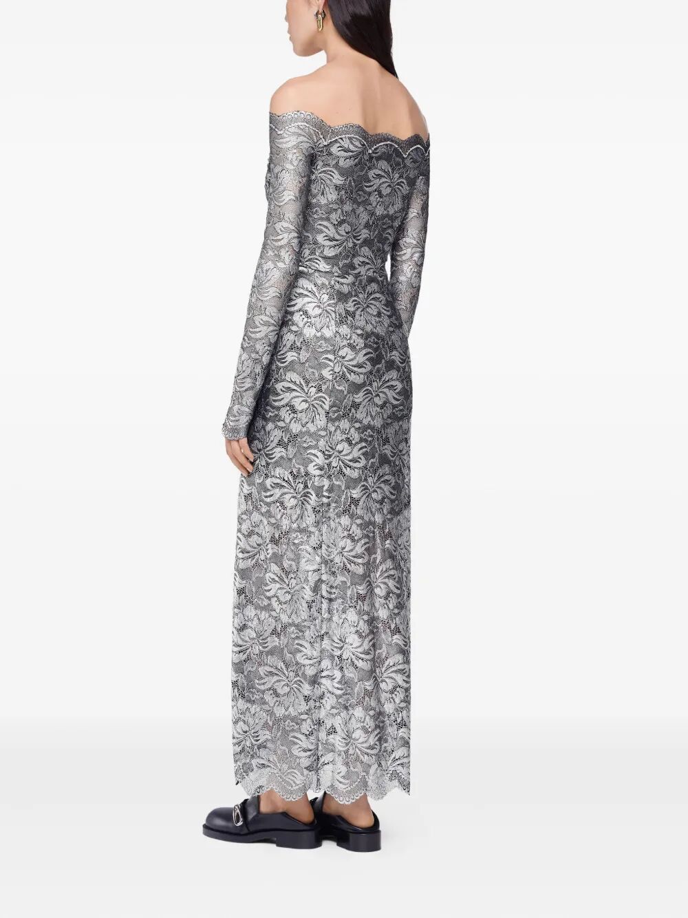 Paco Rabanne LONG SLEEVES LONG LACE DRESS Size M / US 6-8 / IT 42-44 - 5 Thumbnail