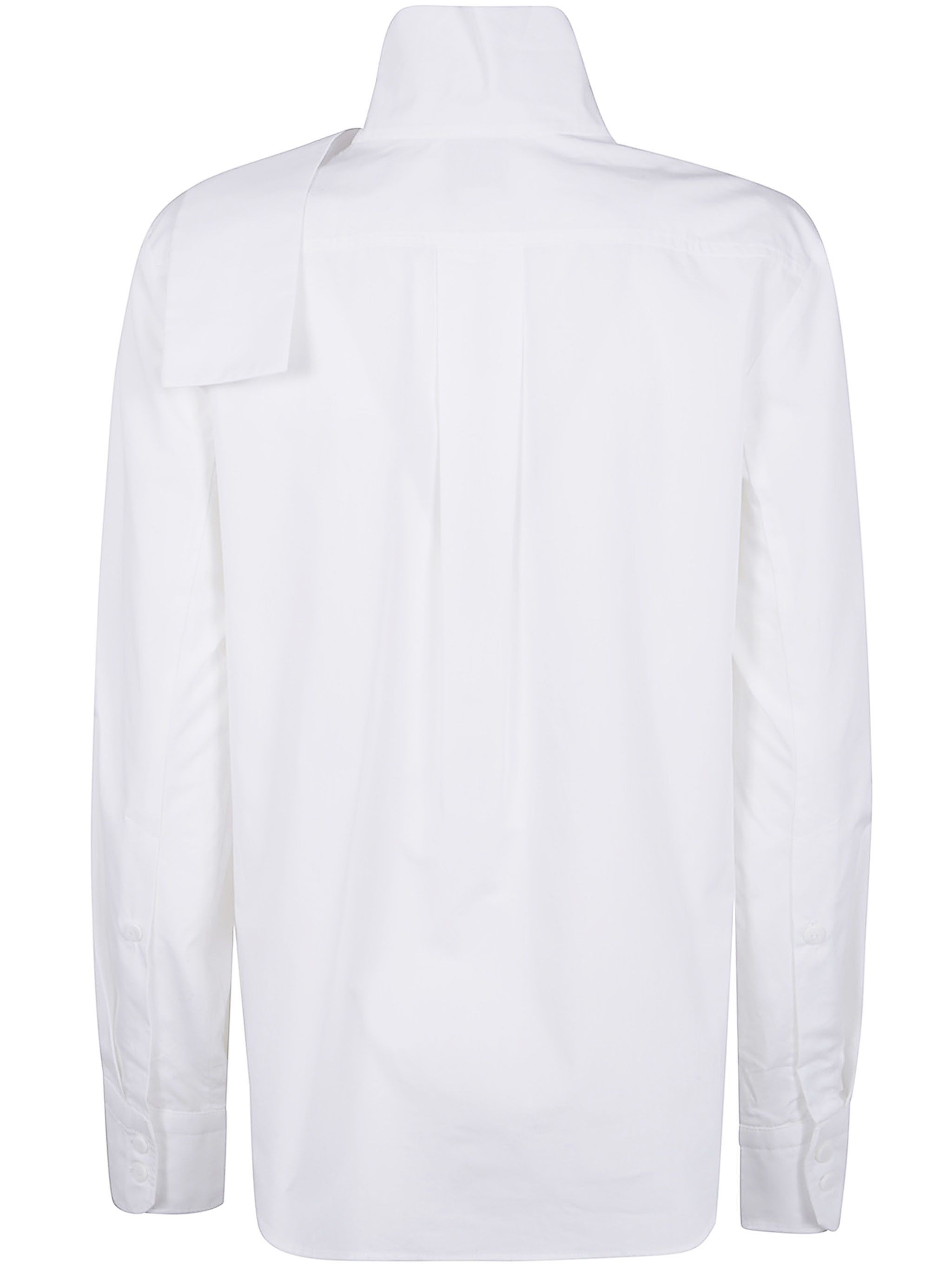 Patou ASCOT COLLAR BLOUSE Size M / US 6-8 / IT 42-44 - 4 Thumbnail