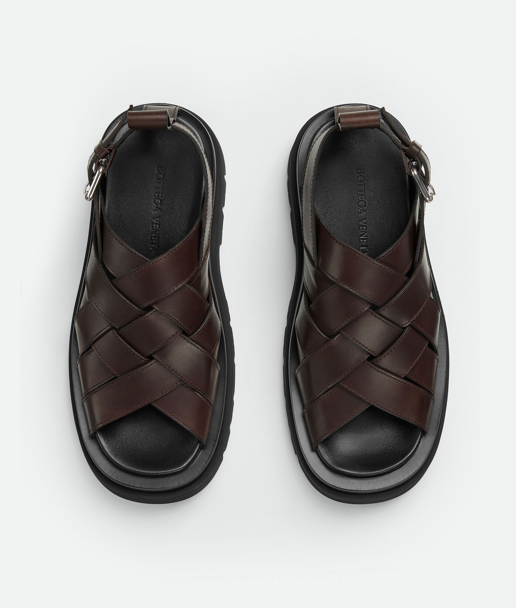 Bottega Veneta lug strap sandal brown Size US 10 / EU 43 - 4 Thumbnail