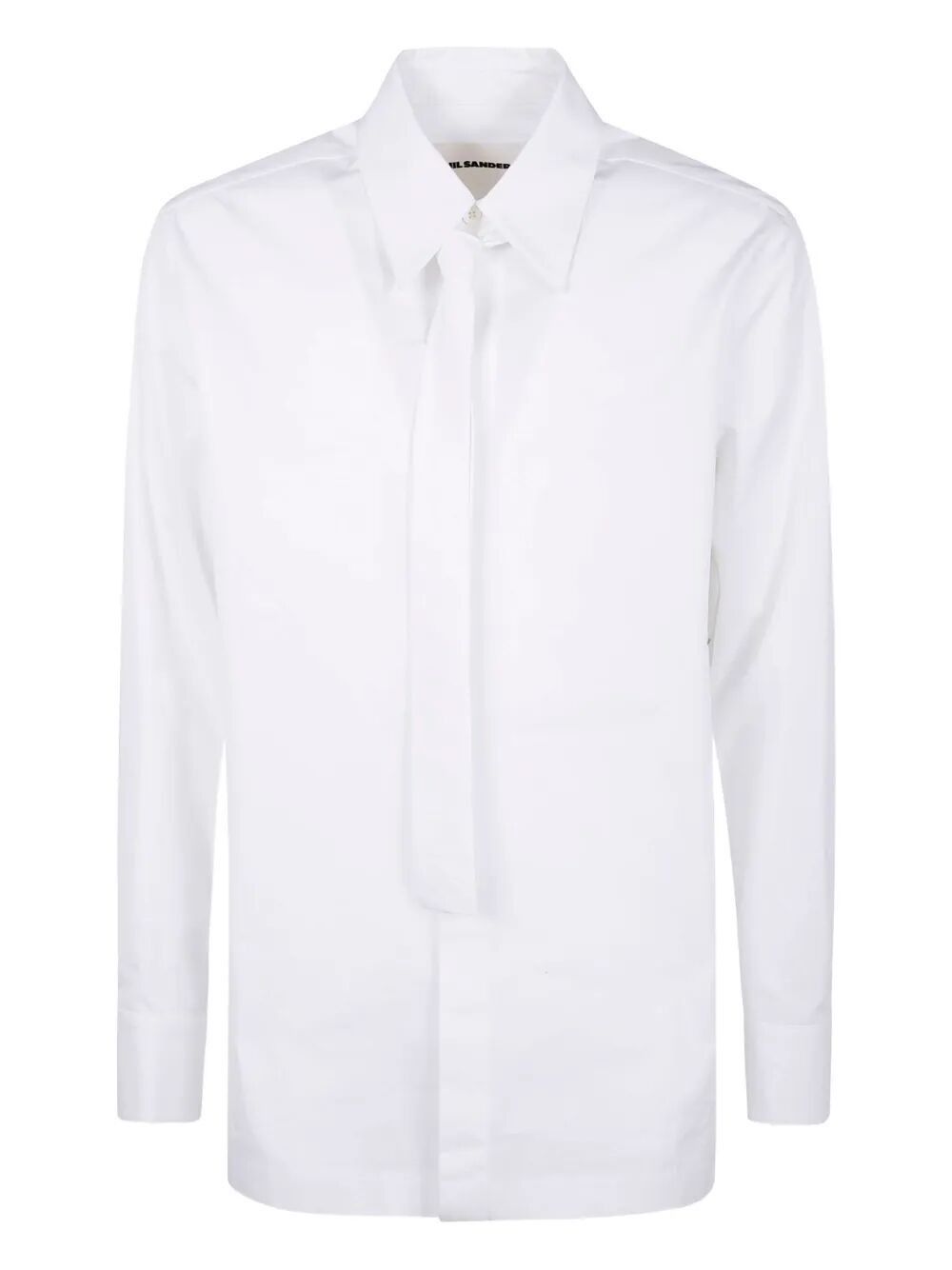 Jil Sander SHIRT WITH TIE Size US XXL / EU 58 / 5 - 4 Thumbnail
