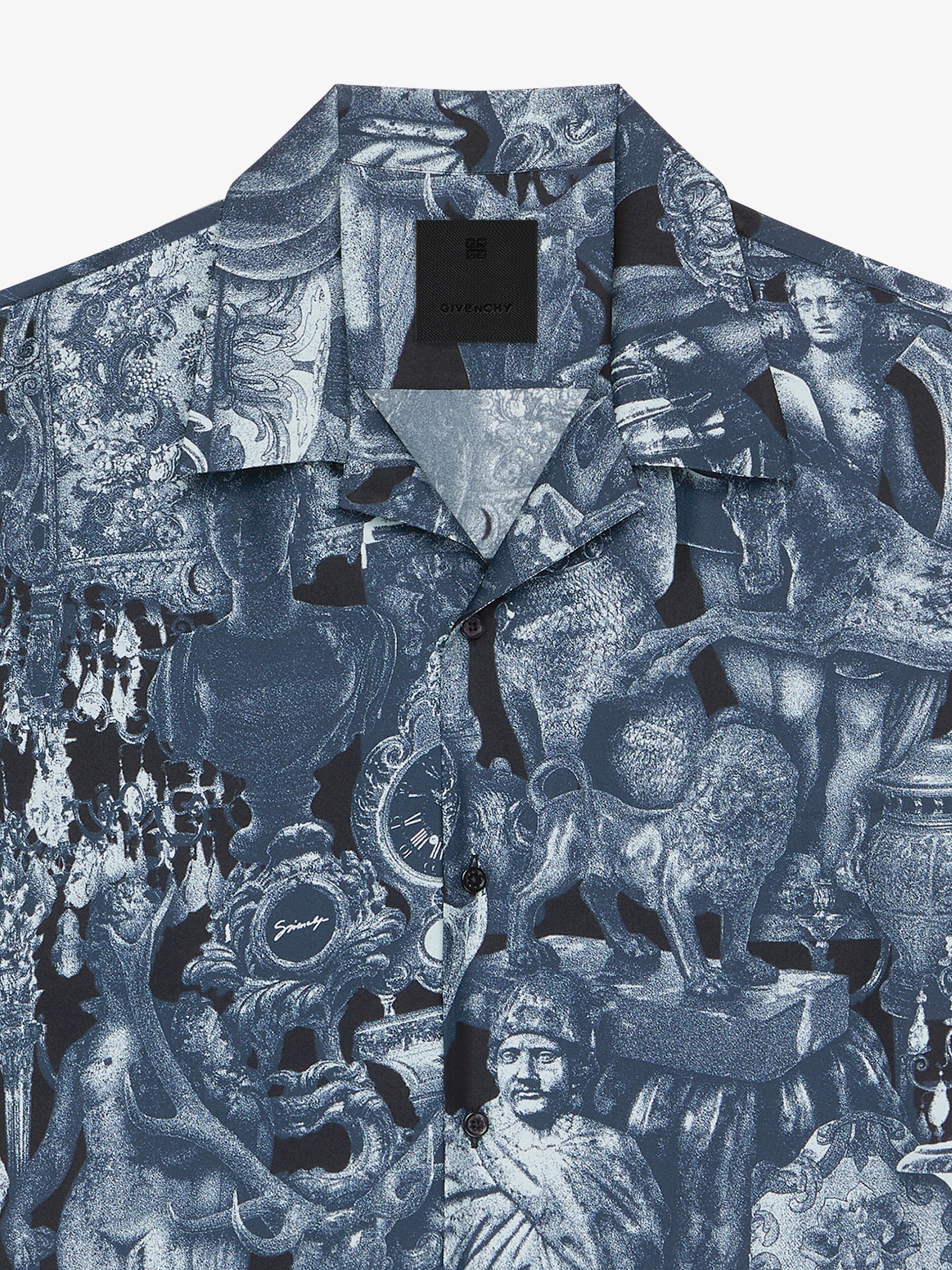 Givenchy SHIRT IN SILK WITH HUBERT OBJECTS PRINT Size US L / EU 52-54 / 3 - 2 Thumbnail