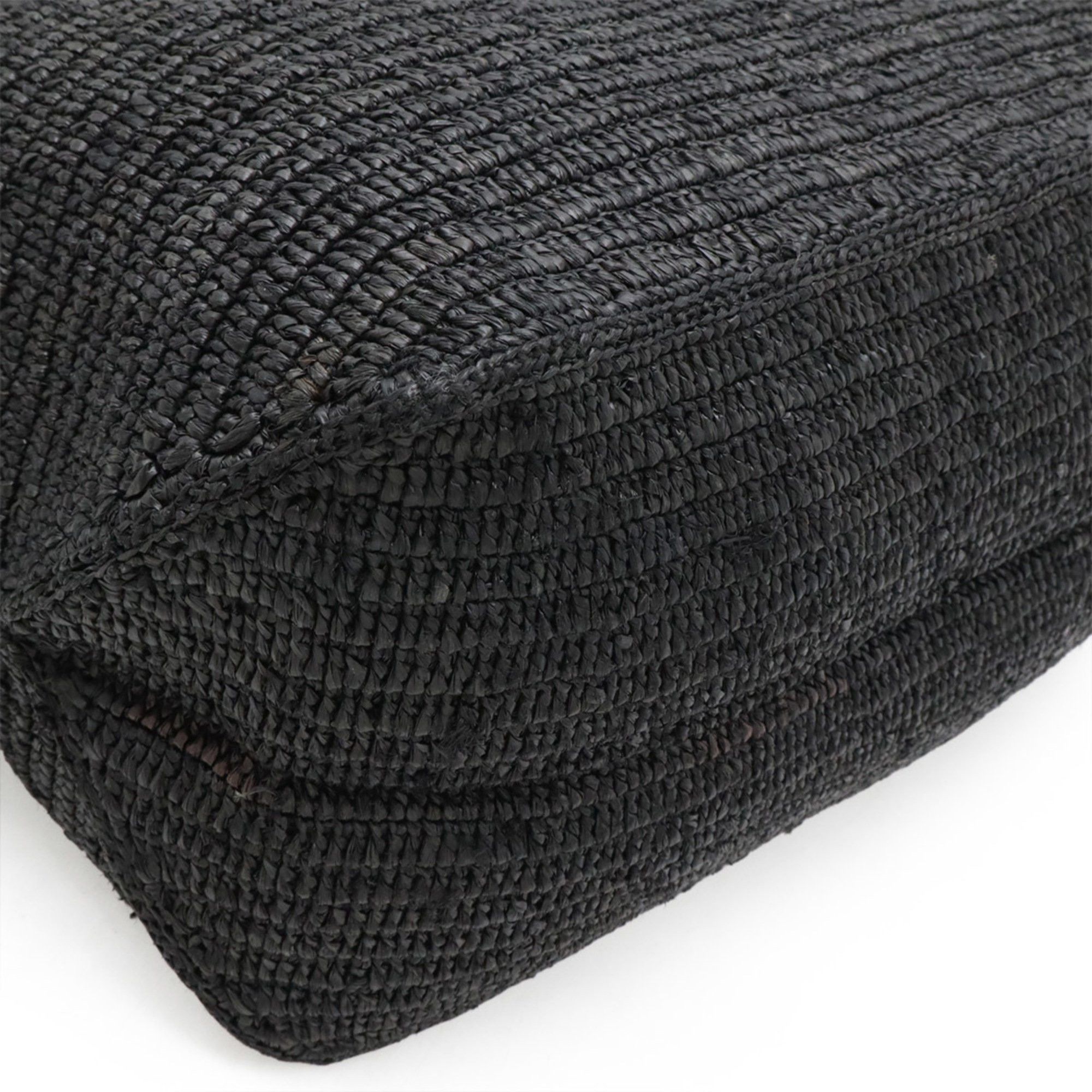 Loewe LOEWE FOLD SHOPPER Shoulder Bag, Basket Raffia, Black, B507X23X10 Size ONE SIZE - 4 Thumbnail