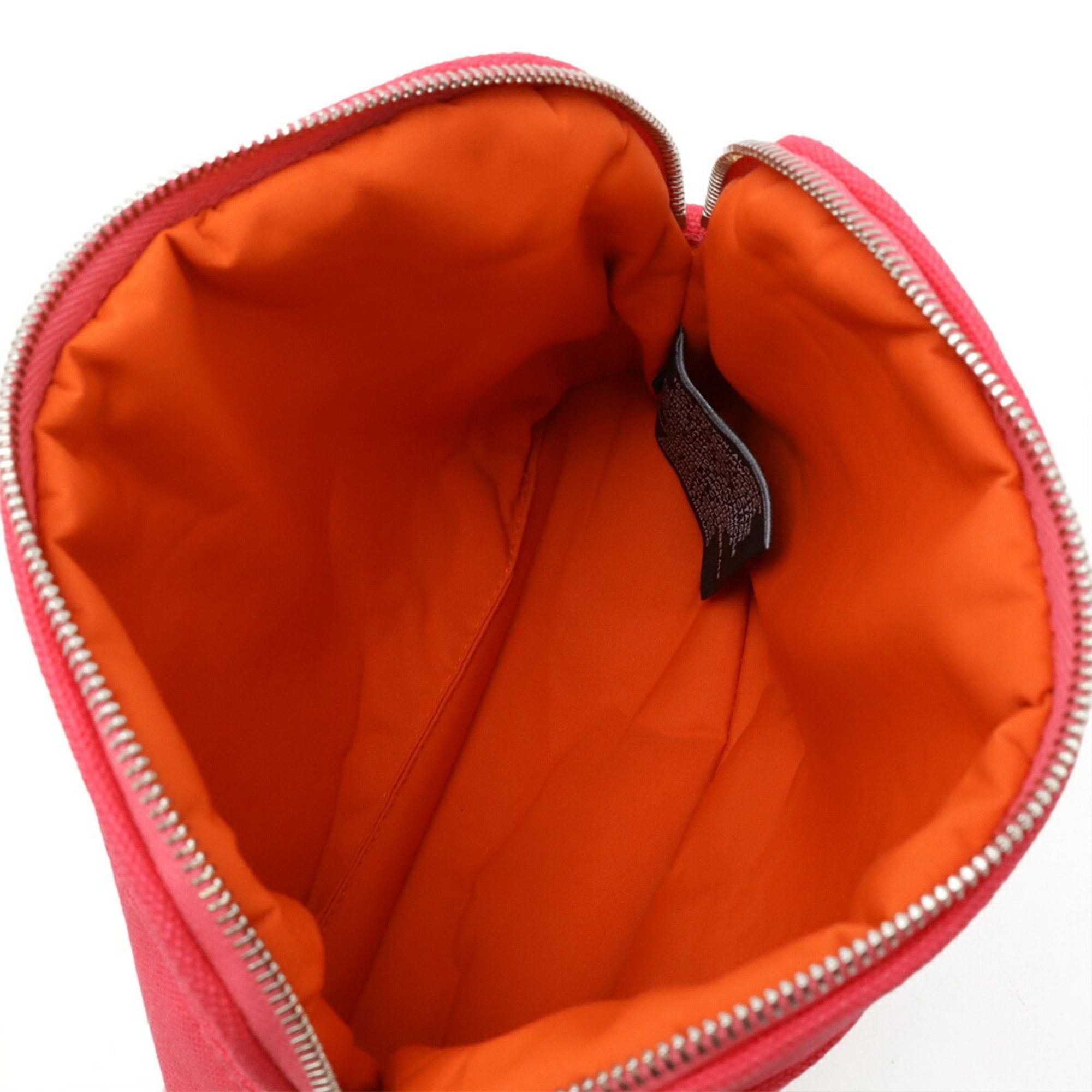 Hermes HERMES Bolide Pouch 20 Multi-Pouch Canvas Leather Fuchsia Pink Size ONE SIZE - 6 Thumbnail