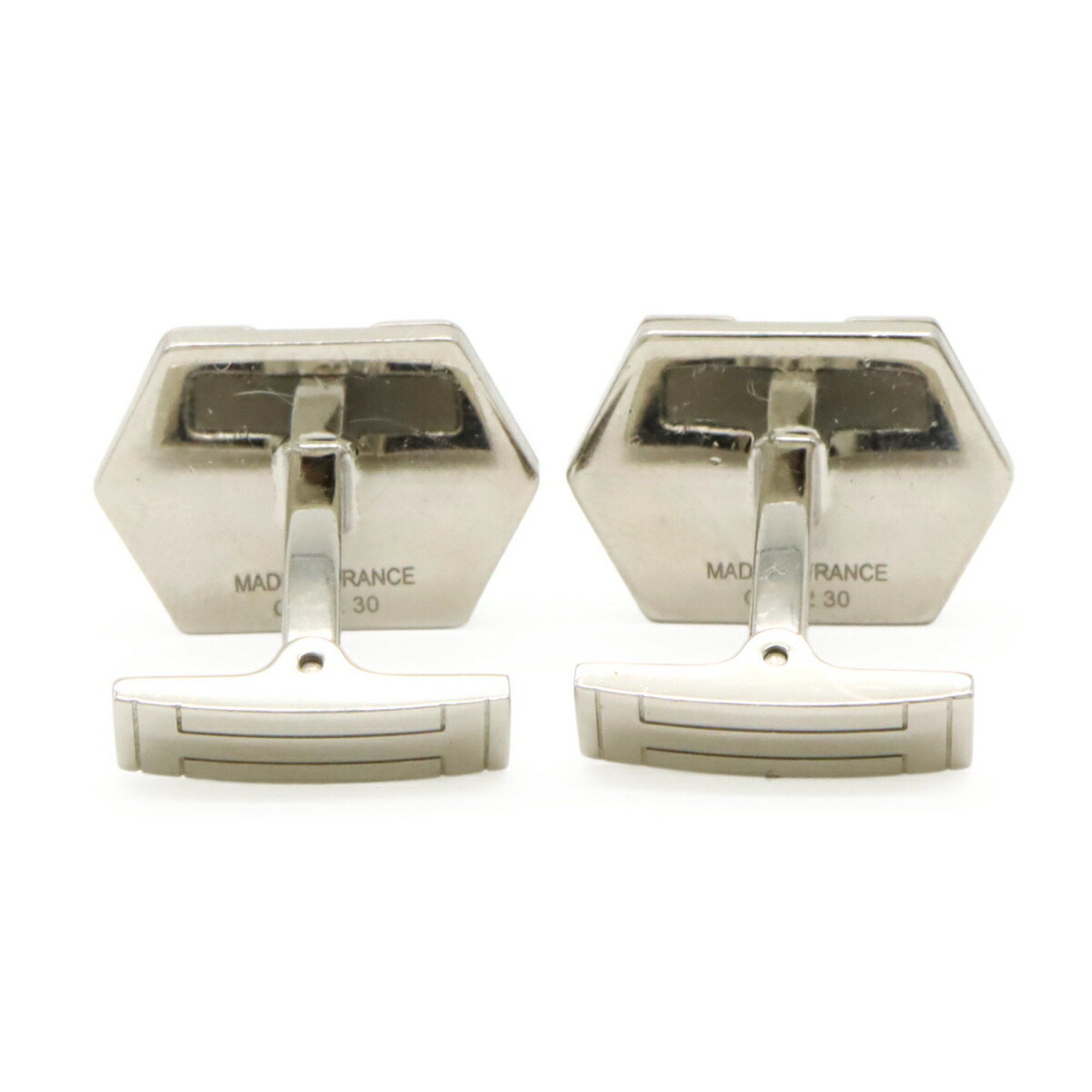 Hermes HERMES Super H Cufflinks, Metal, Silver Size ONE SIZE - 4 Thumbnail