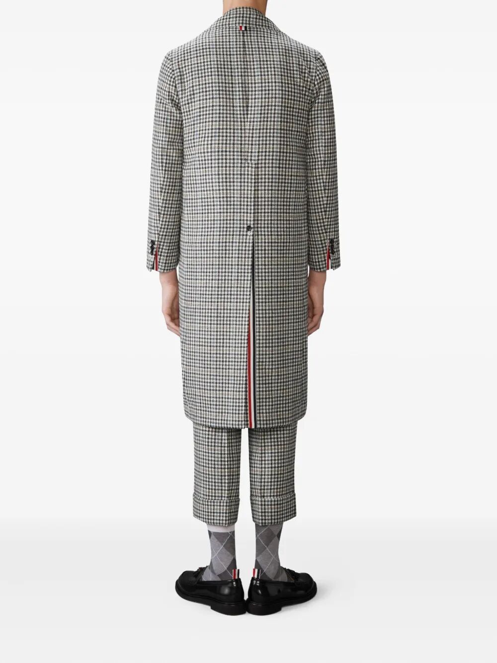Thom Browne UNCONSTRUCTED ELONGATED COAT CHECK HUNTING TWEED Size US M / EU 48-50 / 2 - 5 Thumbnail