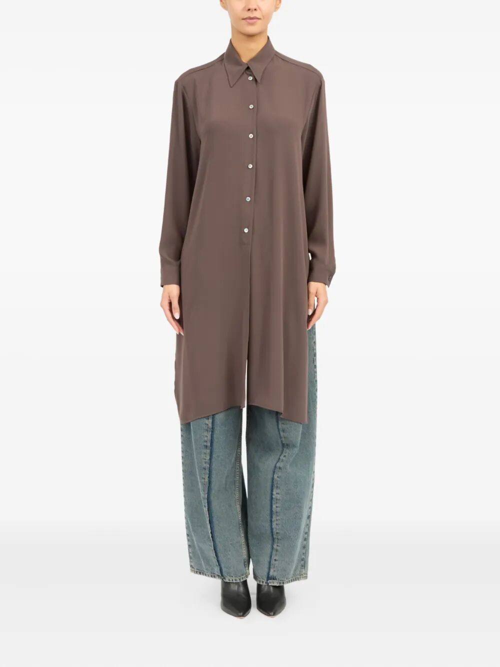 MM6 LONG-SLEEVED SHIRT Size L / US 10 / IT 46 - 3 Thumbnail