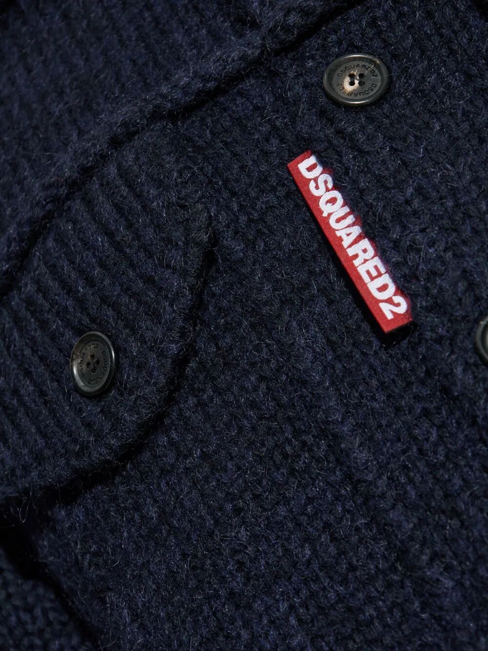 Dsquared2 KNIT JEAN JACKET Size US XL / EU 56 / 4 - 2 Thumbnail