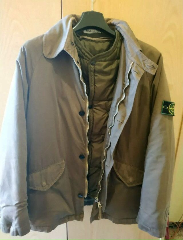 Stone Island Vintage Pre 2000 Massimo Osti Raso Gommato Grailed