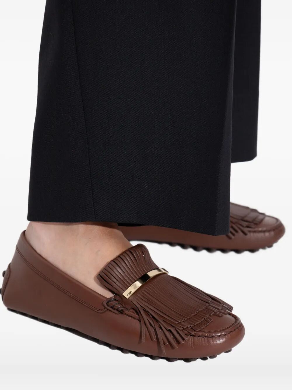 Tod's DRIVER SOLE FRINGE LOAFER Size US 6 / IT 36 - 4 Thumbnail
