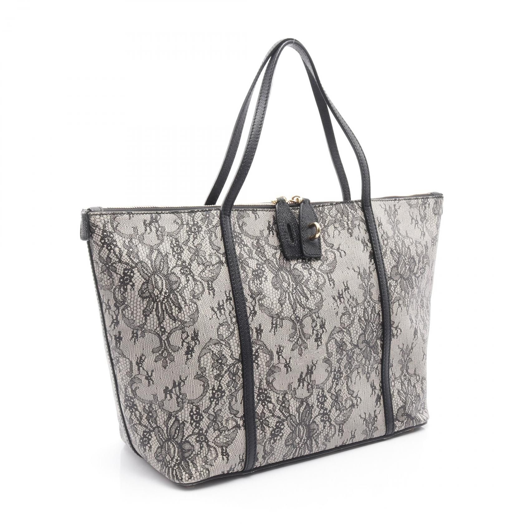 Dolce & Gabbana Dolce & Gabbana Dolce & Gabbana Tote Bag PVC Coated Canvas Tote Bag Canvas Tote Bag Size ONE SIZE - 2 Thumbnail
