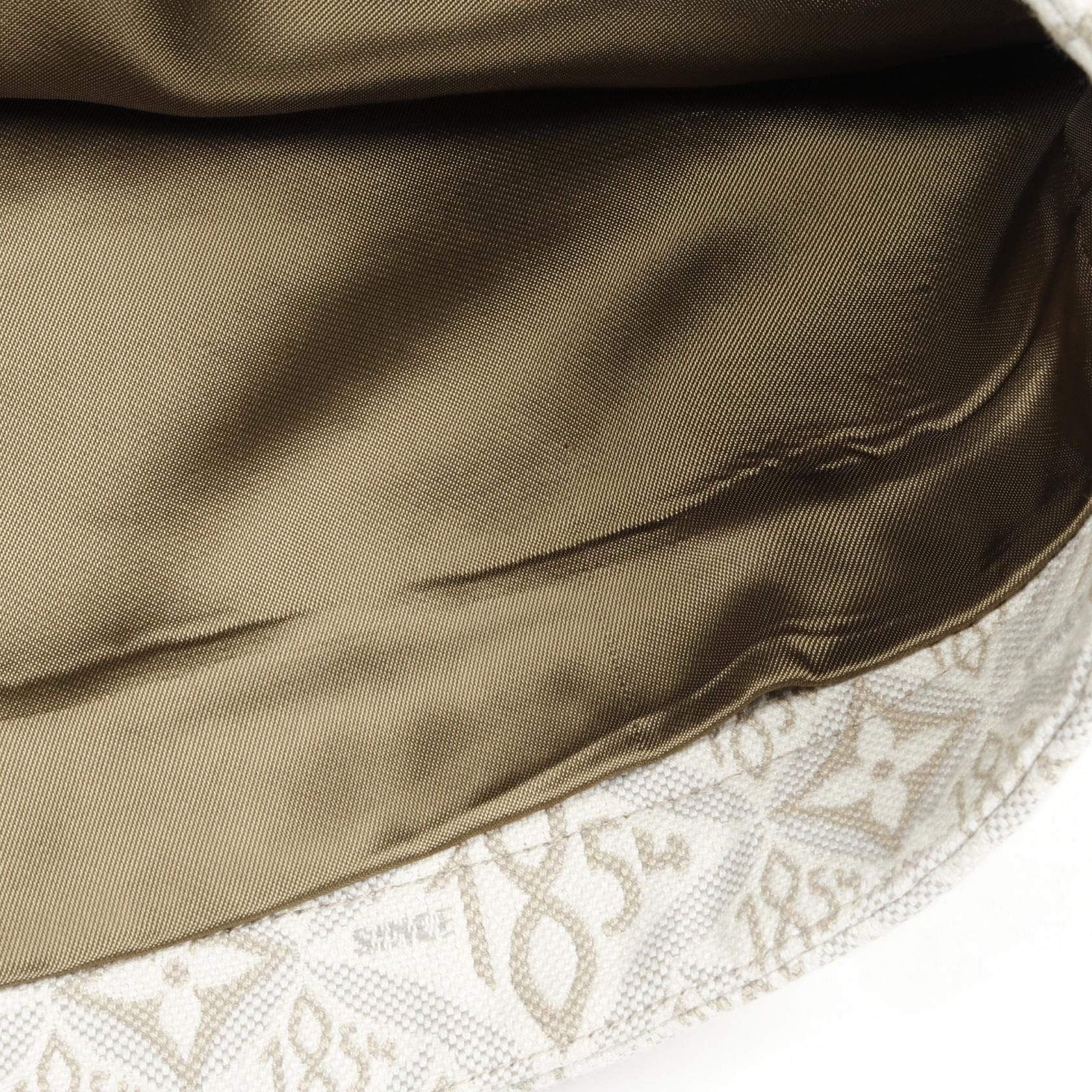 Louis Vuitton Louis Vuitton Louis Vuitton Contrast Trim Monogram Jacquard Cotton Leather Skirt Cotton Skirts FMSK68 Size ONE SIZE - 8 Thumbnail
