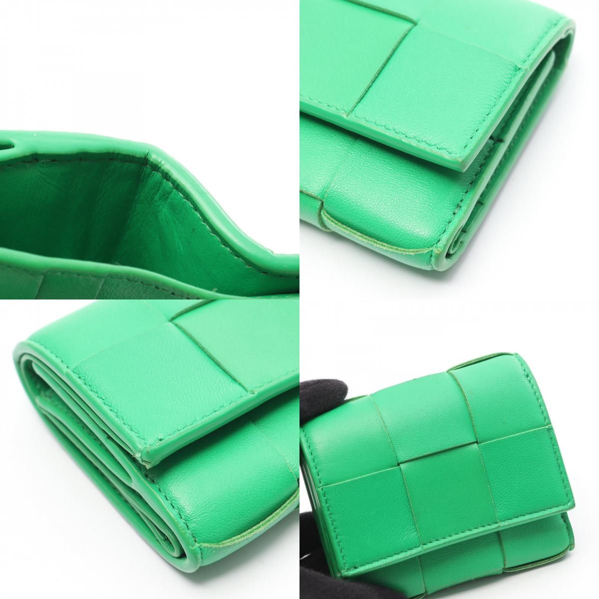 Bottega Veneta Bottega Veneta Bottega Veneta Cassette Leather Wallet Leather Short Wallet 667127 Size ONE SIZE - 10 Thumbnail